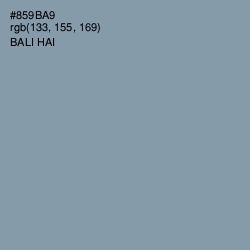 #859BA9 - Bali Hai Color Image